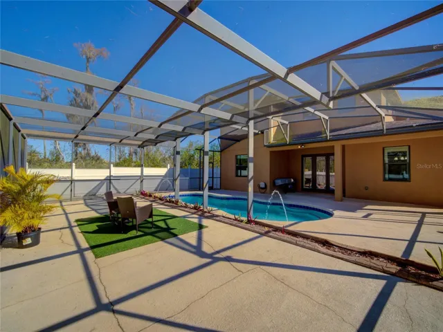 Pool and Backyard