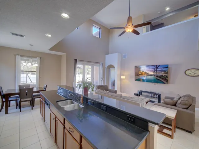 Kitchen and Living Room