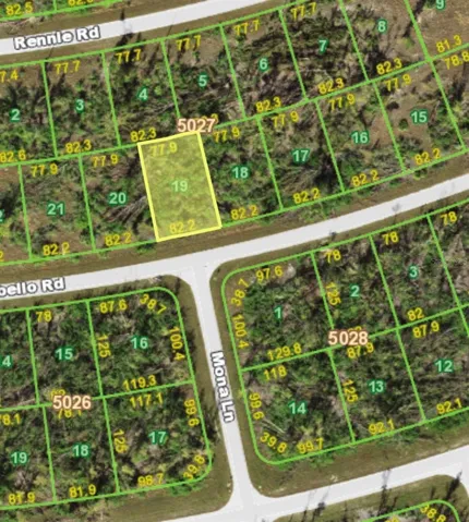 County map of 10549 Abello Road