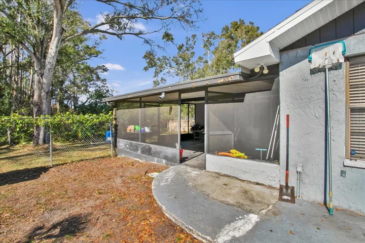 Rear exterior