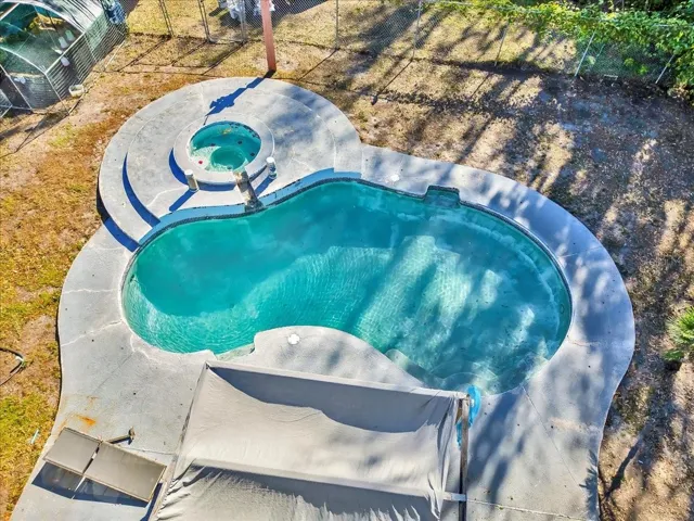 Pool and patio area