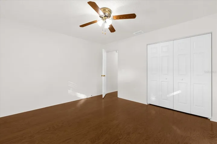 Bedroom 3 closets