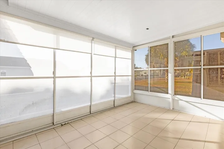 Lanai - screens and plexiglass