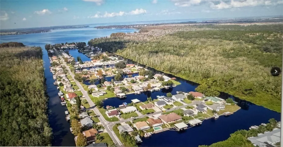 Every home in Lake Harris Shores sits on a canal that connects to Little Lake Harris & can get you all the way to the St. John’s River if you have the time