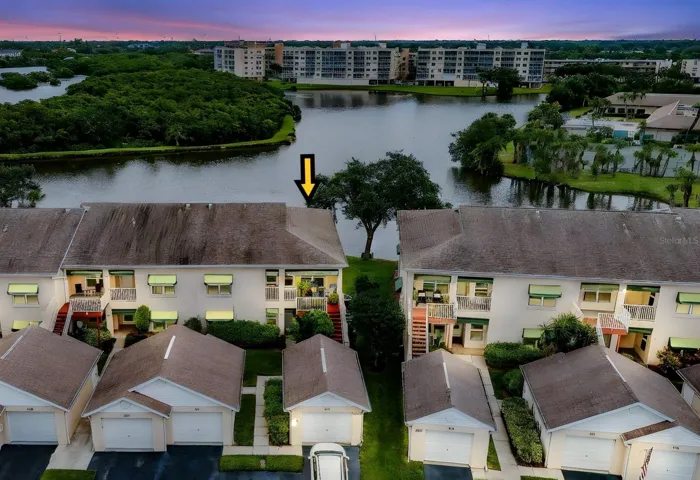 Rare combination of three bedrooms, garage, and waterfront views.