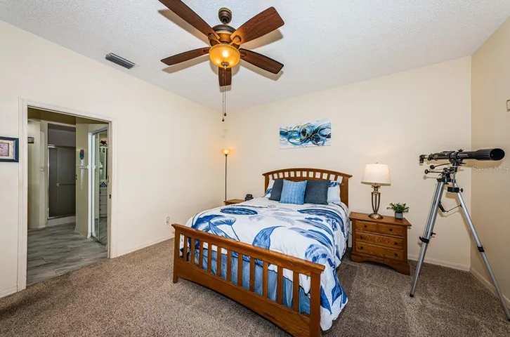 Wake up to tranquil lake views from your bedroom.