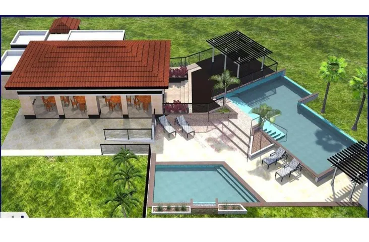 Community pool is being remodeled