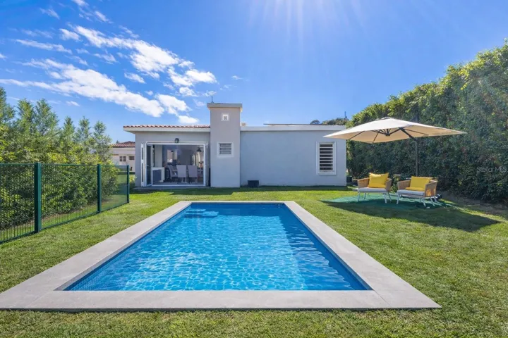 Rendering private pool done with AI.