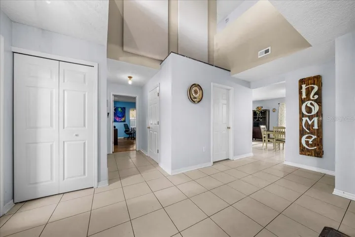 Hall to flex room / Kitchen