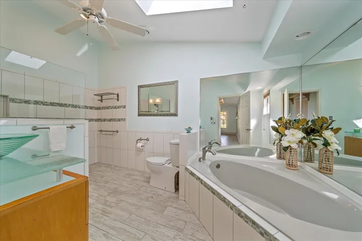 Renovated primary bathroom