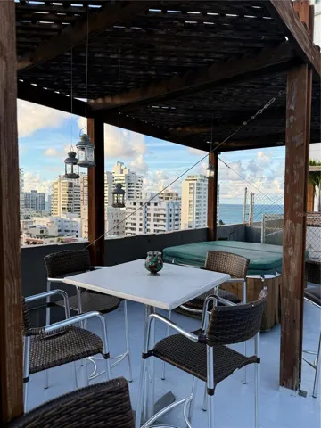 Several entertaining areas