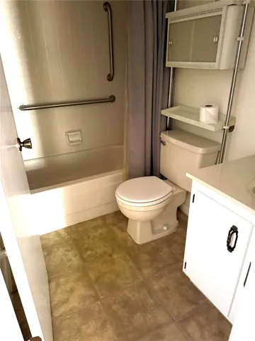 Second Bathroom- Tub with shower