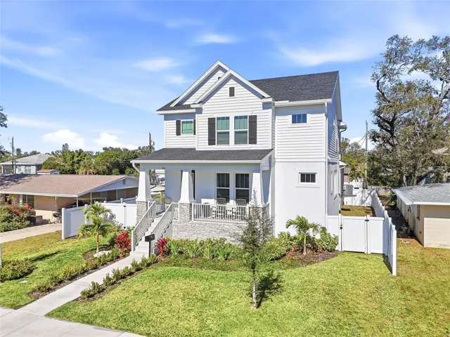 Enjoy new construction in this 2025 built David Weekley "Henderson" model in the heart of NE St. Pete.