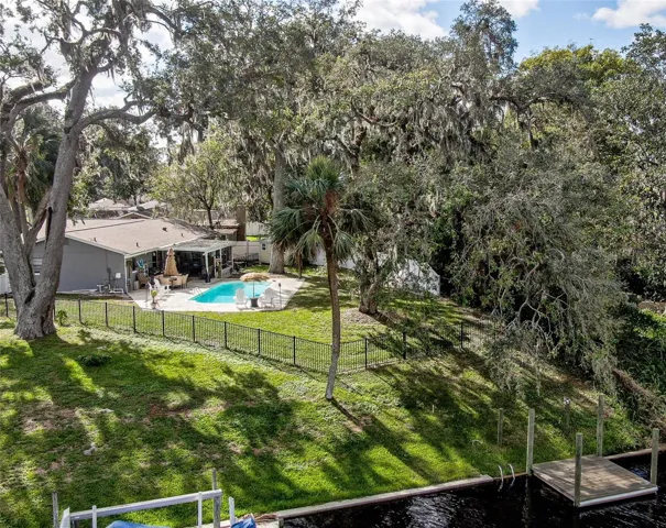 Large backyard PARADISE with dock and pool!