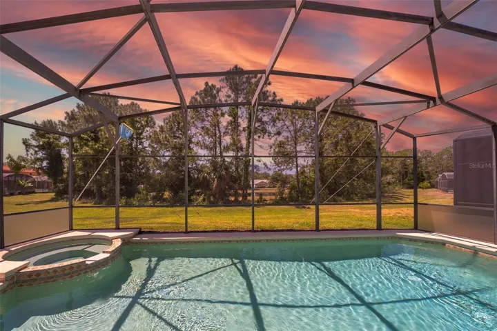 Evening Pool