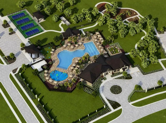 Poolside Relaxation to Pickleball Matches- Resort-inspired Community