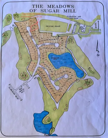 The Meadows of Sugar Mill Map