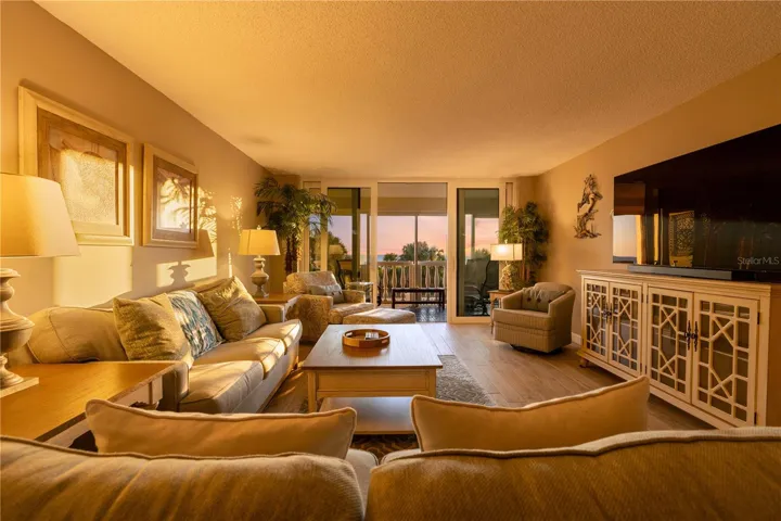 Sunset from living room