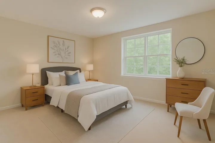 Bedroom 4, Virtually staged