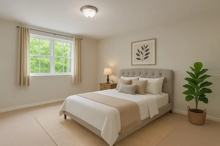 Bedroom 3, Virtually staged