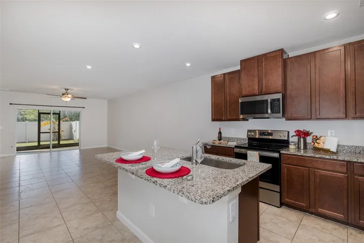 Kitchen looking toward family room