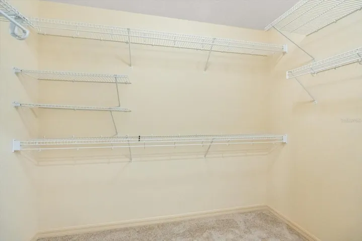 Primary suite spacious closet