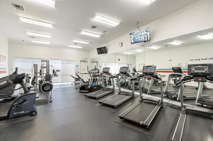 Fully equipped fitness center