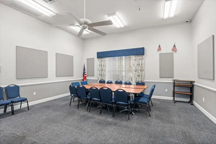Community meeting and activity room