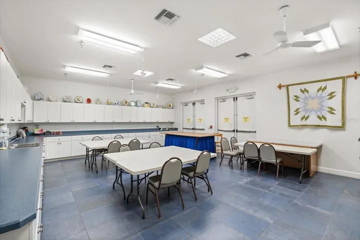 Community game and card room