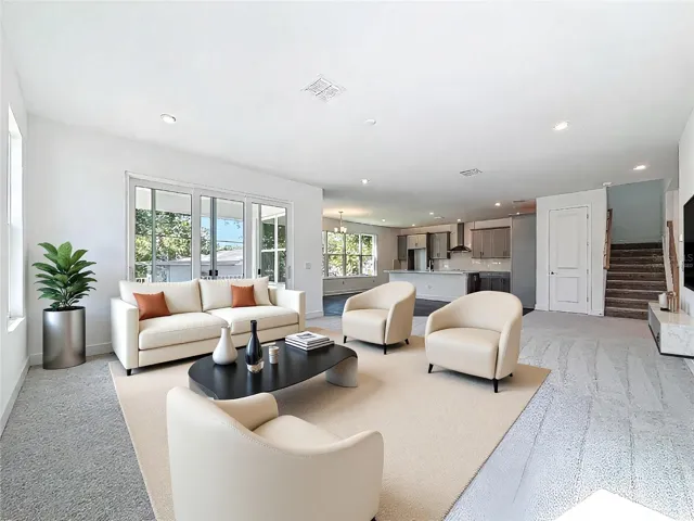 Living Hall Virtually Staged