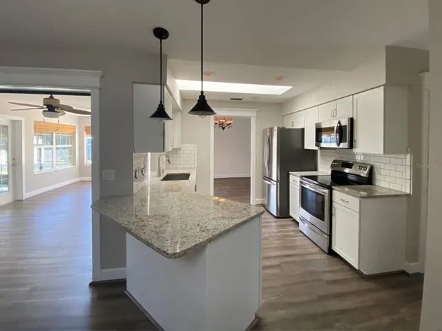 Kitchen - Florida room entrance to the left