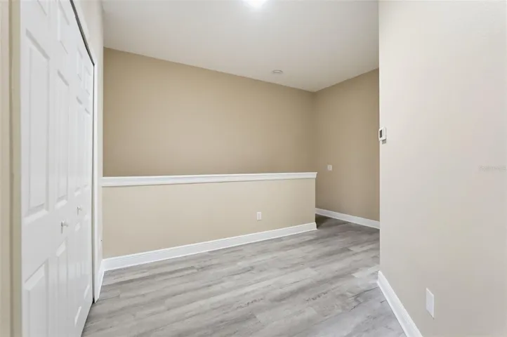 Landing area, room for a desk or play area