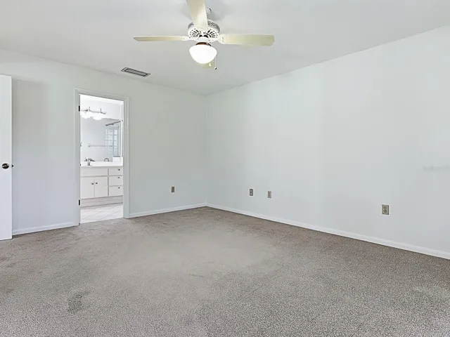 Primary bedroom toward ensuite