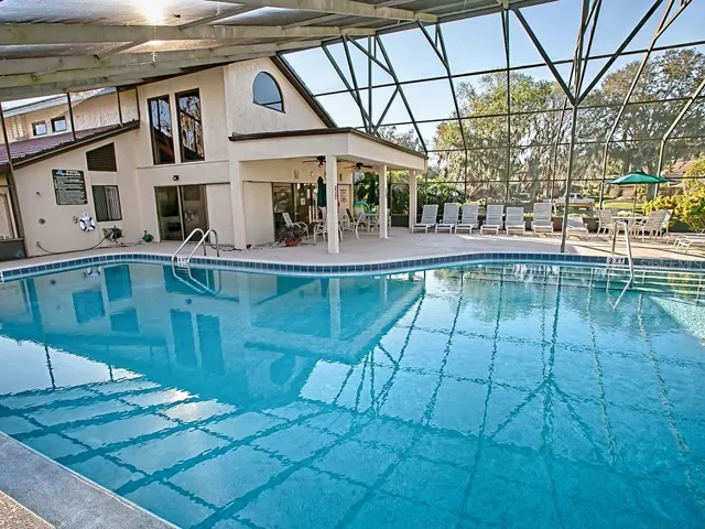 Heated community pool