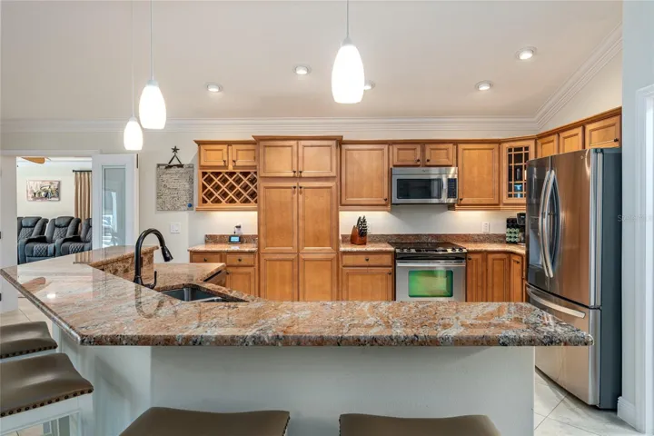 Another view of upgraded KITCHEN designed for the chef of the home.