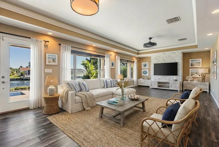 Virtually Staged Living room