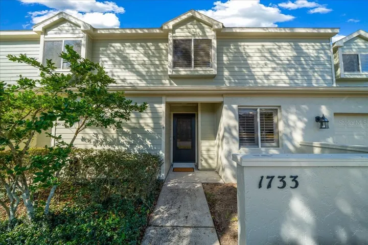 Walk way to front door