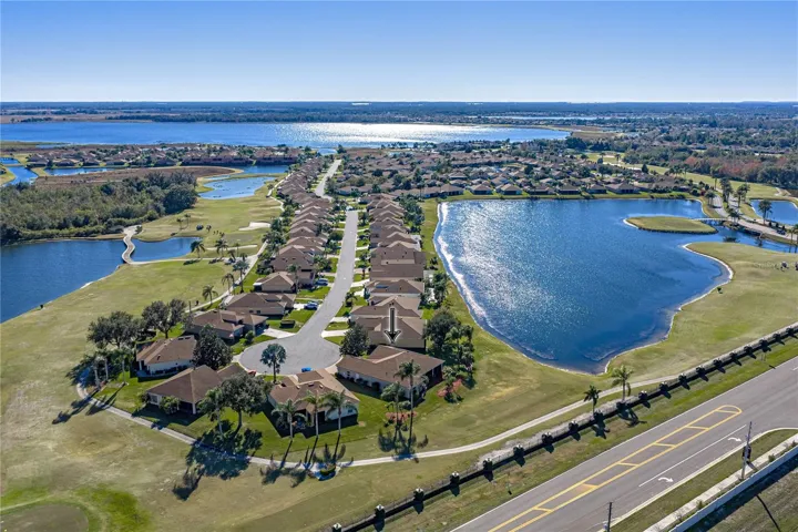 This home abuts the tee boxes for the par 4 11th hole.
