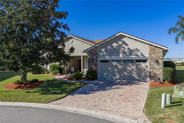 The stone accents add to the curb appeal of this 3 bedroom and 2 bath home.