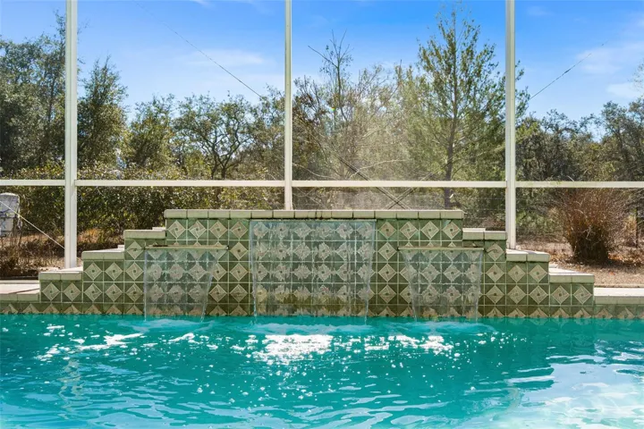 Pool with a 3 Waterfall feature