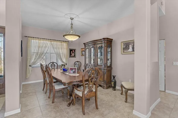 Large formal dining room