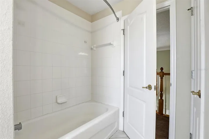 Secondary Bathroom with Brand New Toilet and Beautiful Double Sink