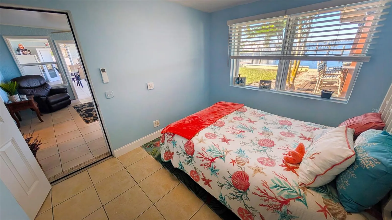 Bedroom #3 with access to Sunroom