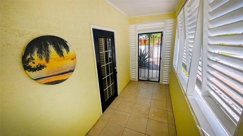 Breezeway private entry to Primary Bedroom