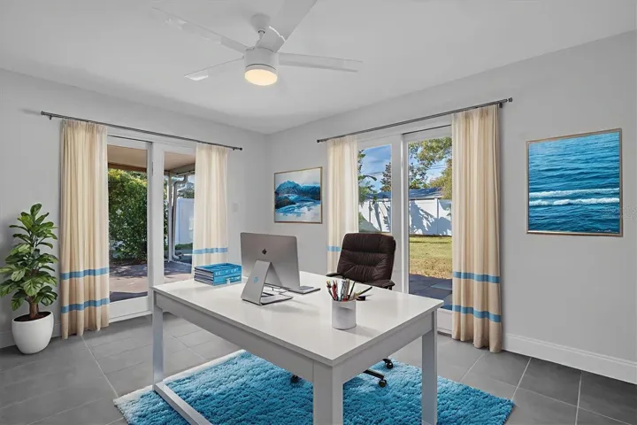 Virtually staged bonus room