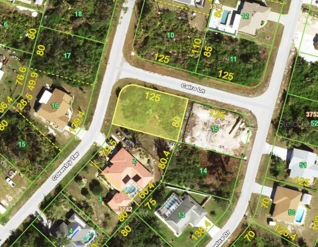 County map of 7140 Coventry Terrace