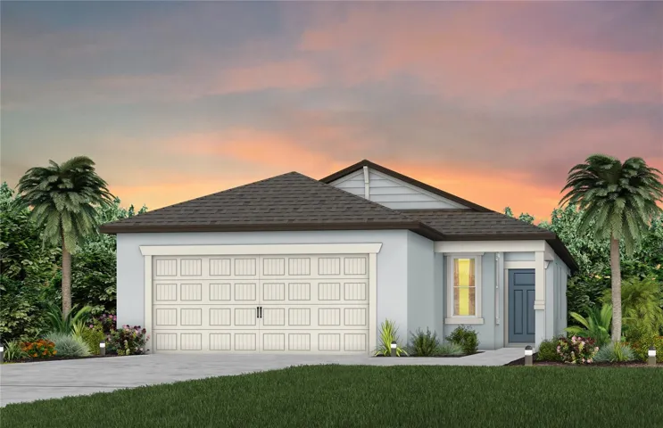 Exterior Rendering,Elevation C1