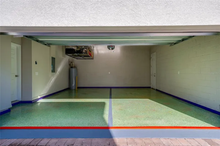 Garage with Epoxy Floor
