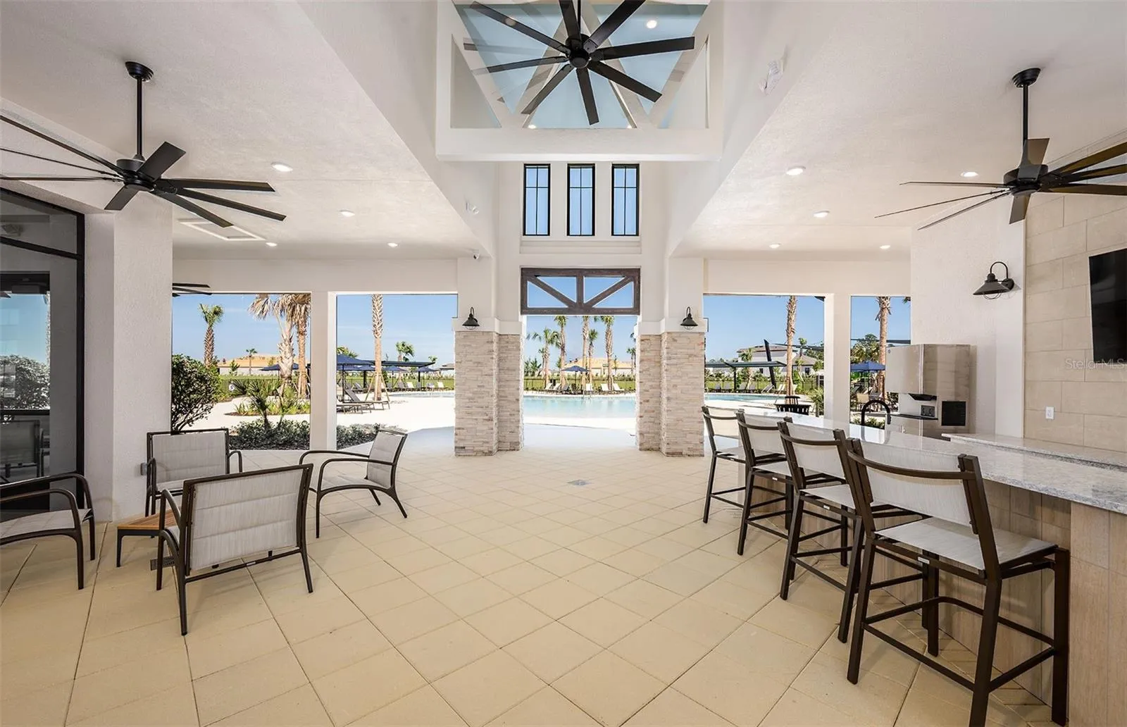 Poolside Gathering Area