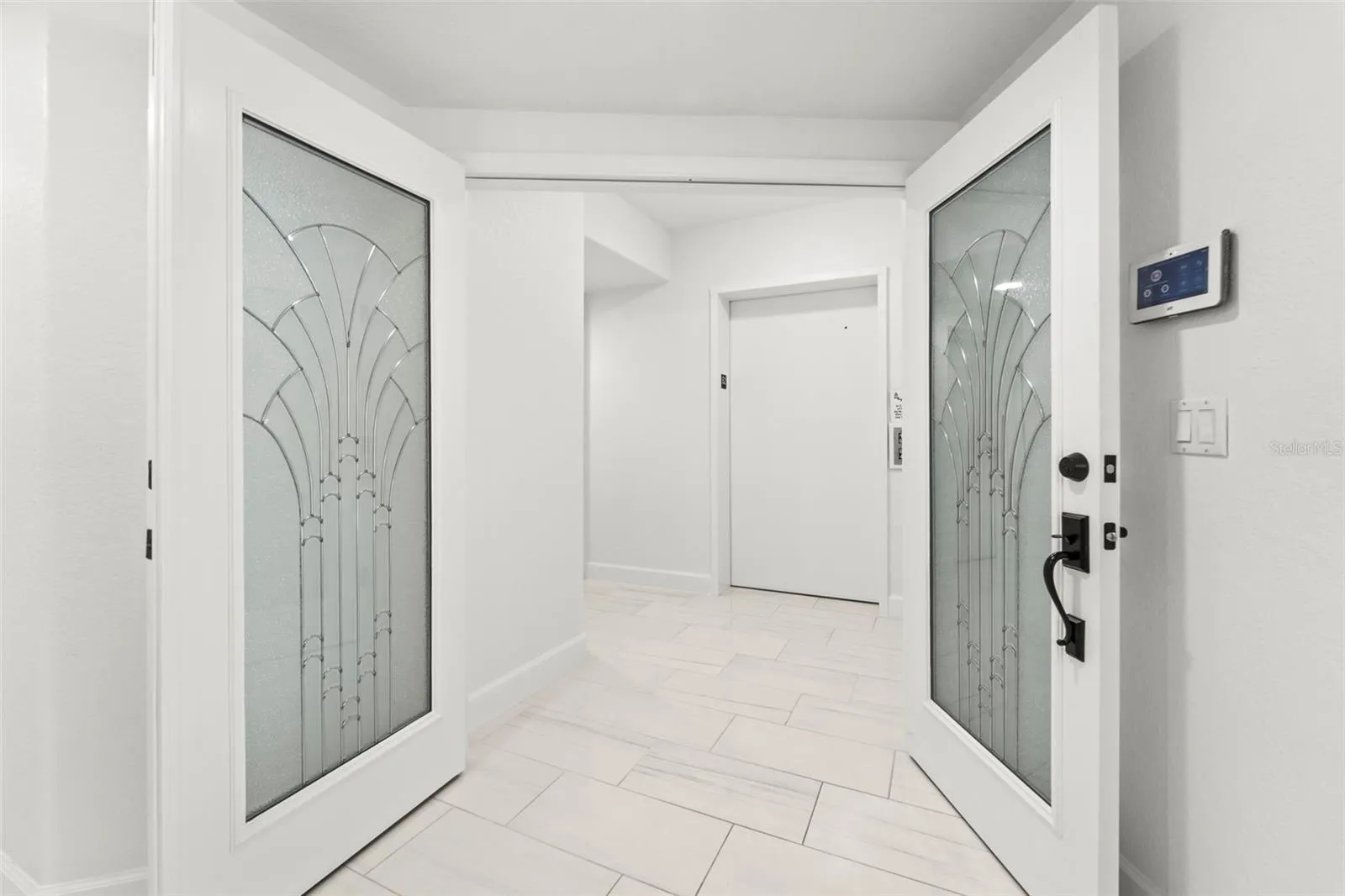 Private entry off the elevator